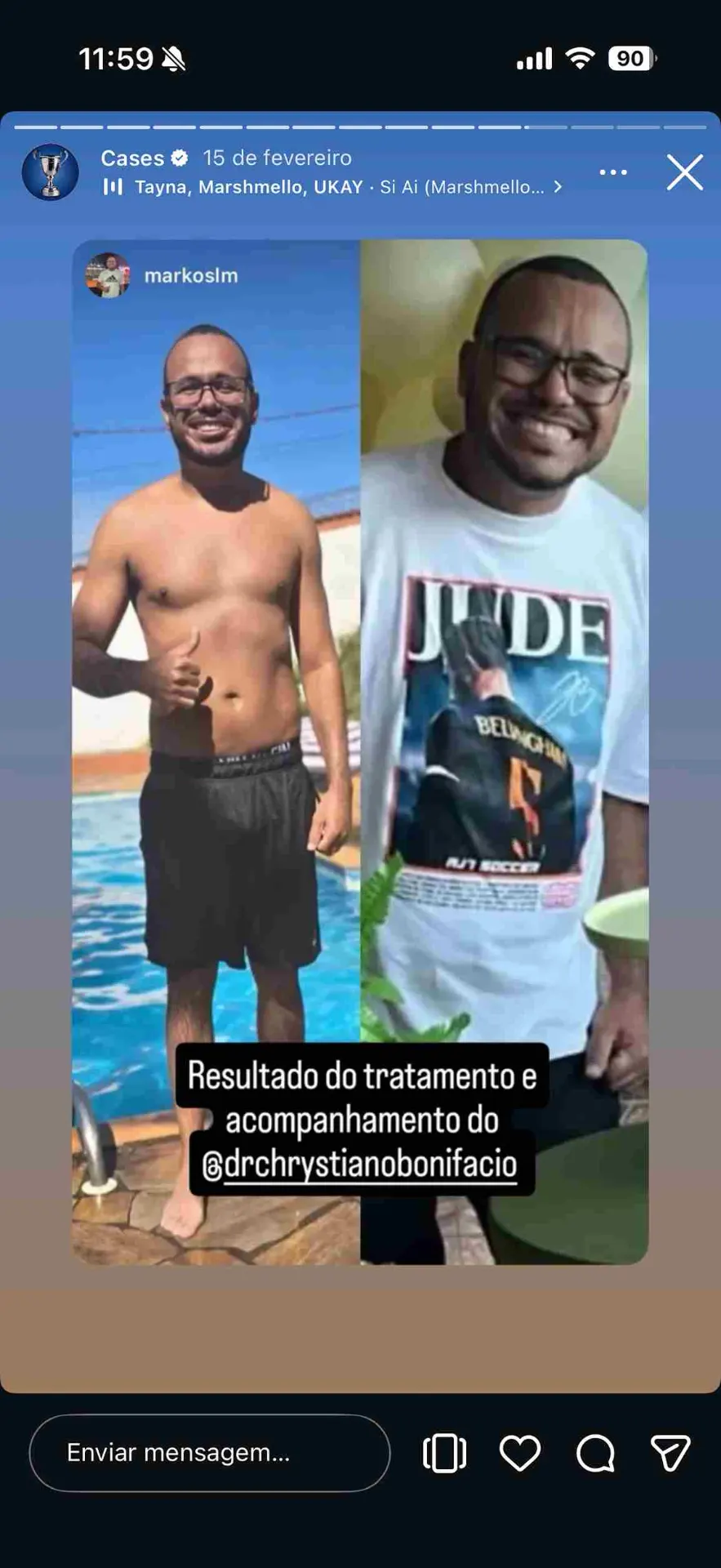 O sorriso de quem reencontrou o próprio corpo